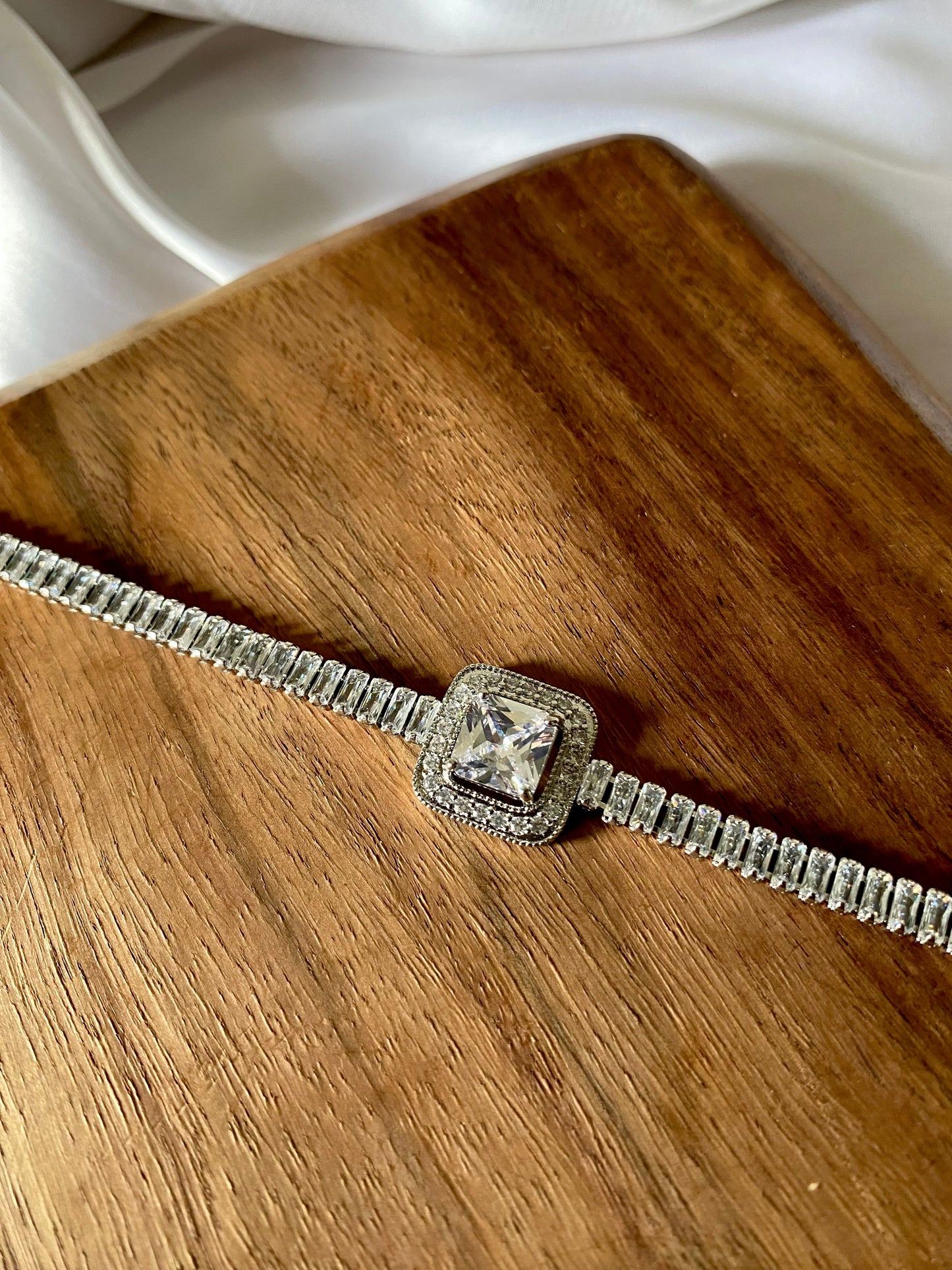 Glam Tennis Bracelet