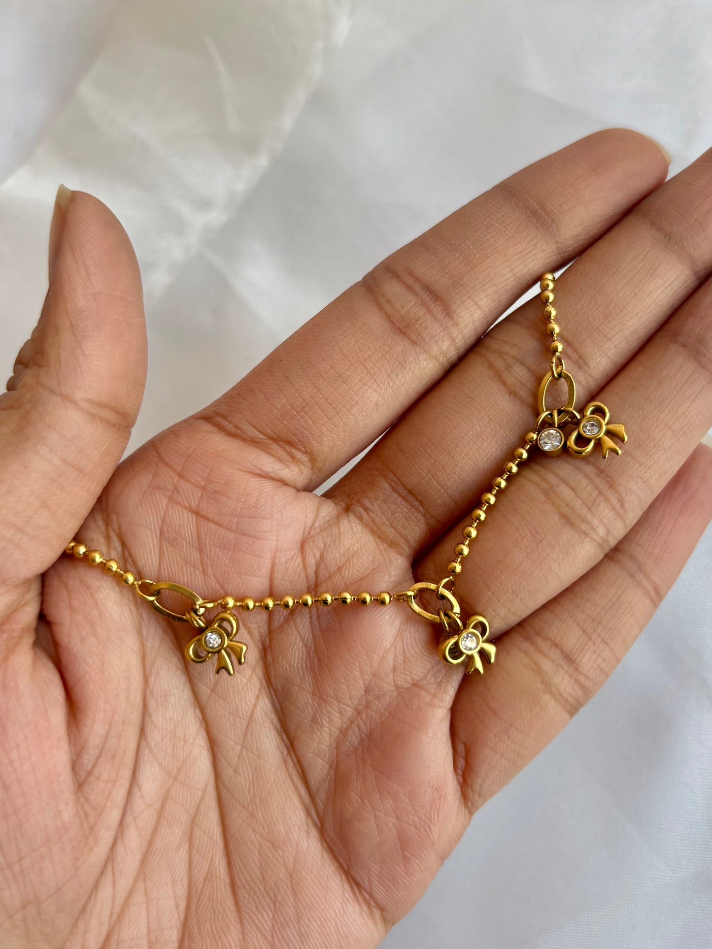 Bow Stone Bracelet