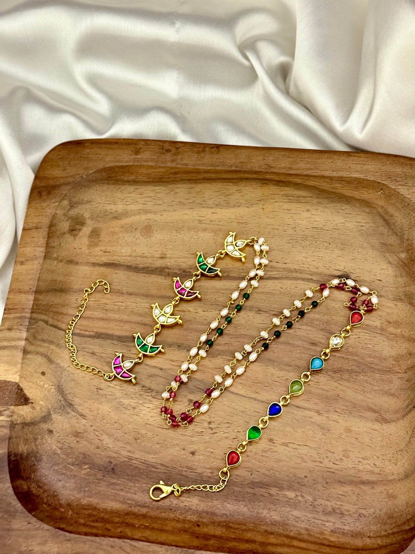 Chand Multicolor Wrap Bracelet