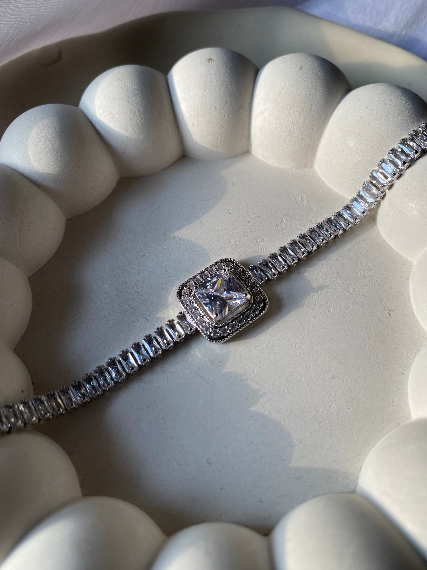 Glam Tennis Bracelet