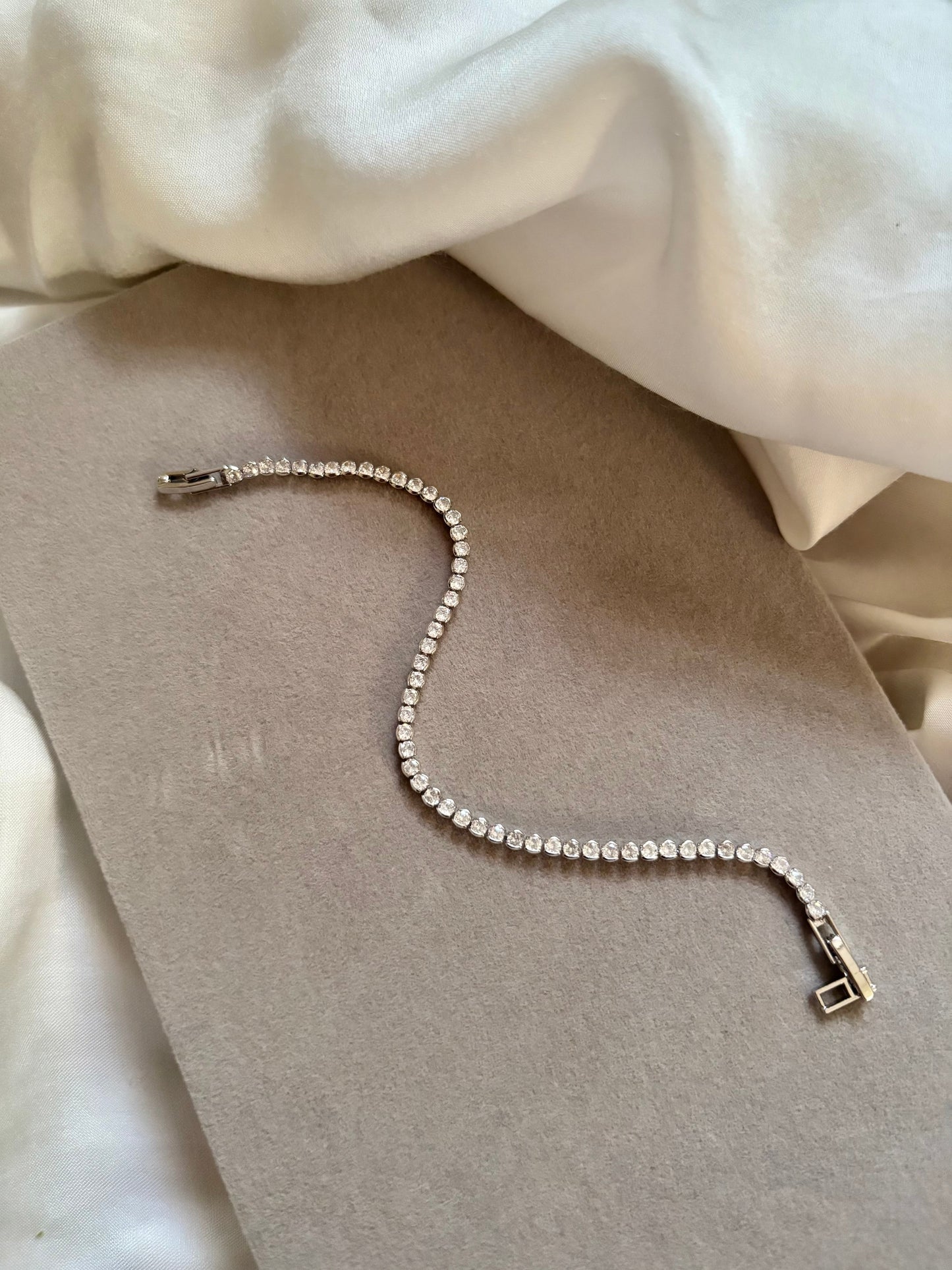 Sleek Tennis Bracelet