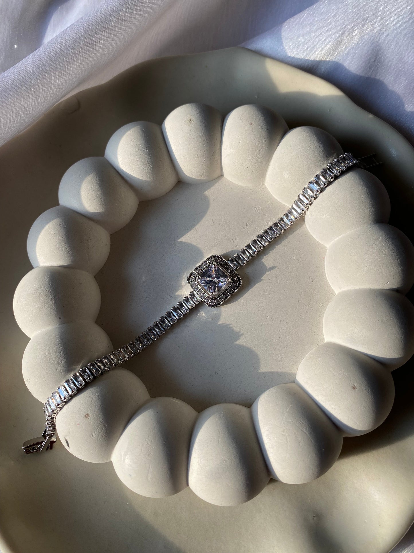 Glam Tennis Bracelet