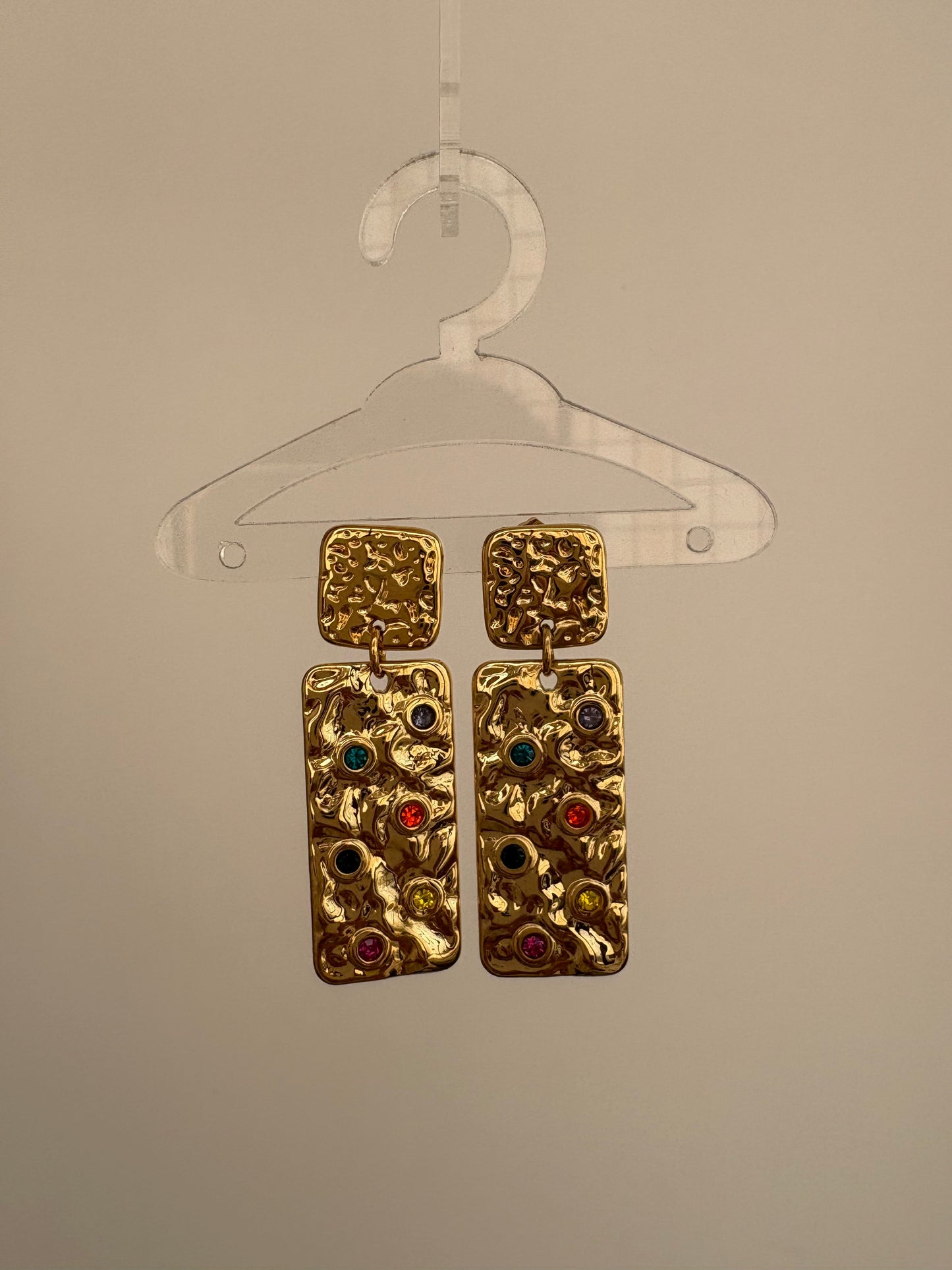 Multi Wrinkled Earrings