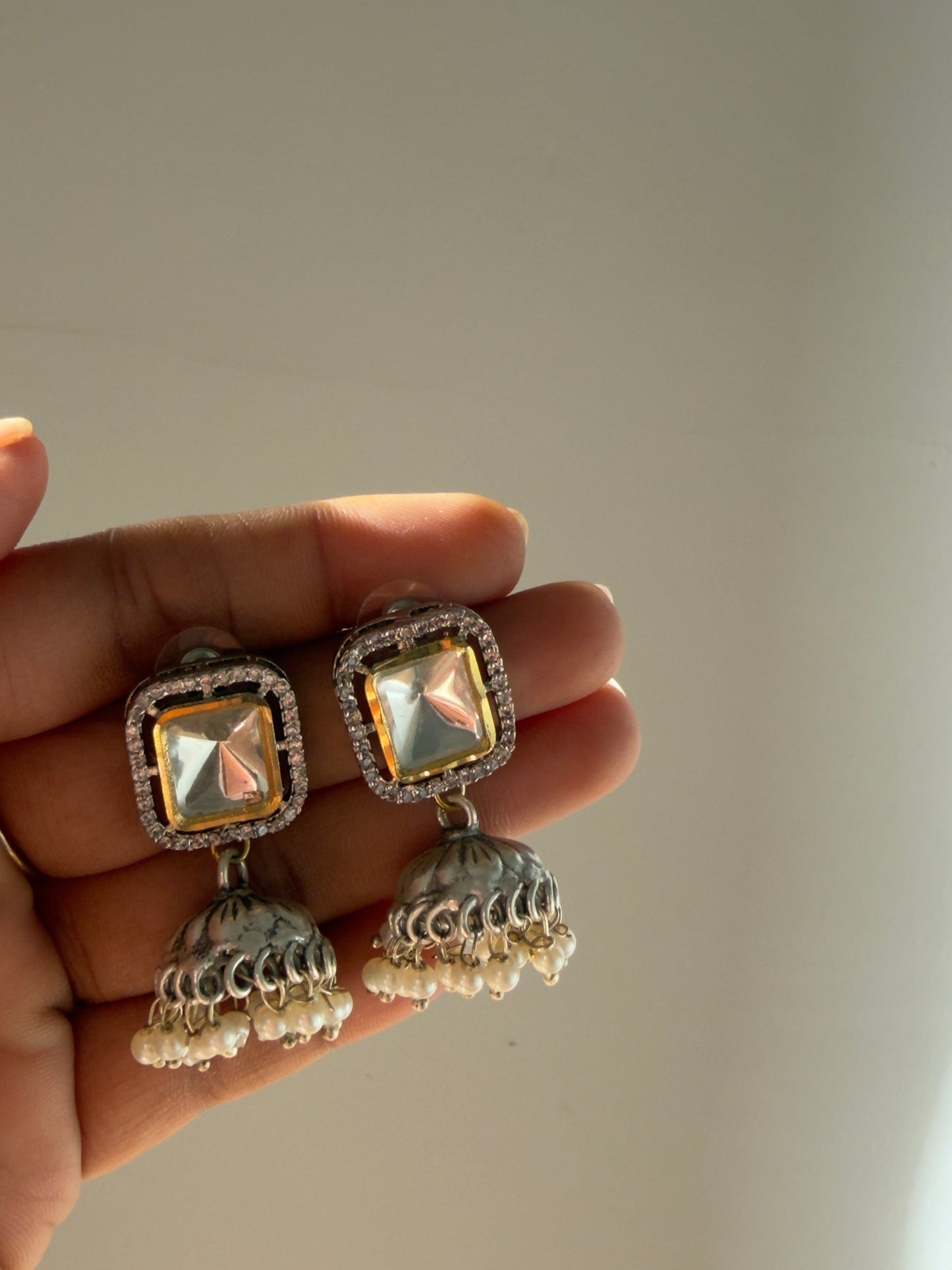 Cute Polki Jhumka