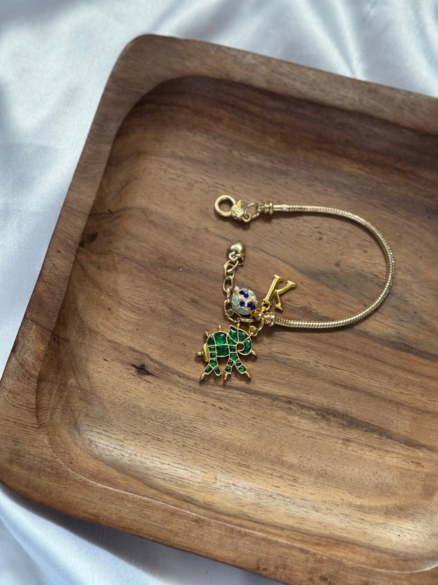 Elephant Personalised Bracelet