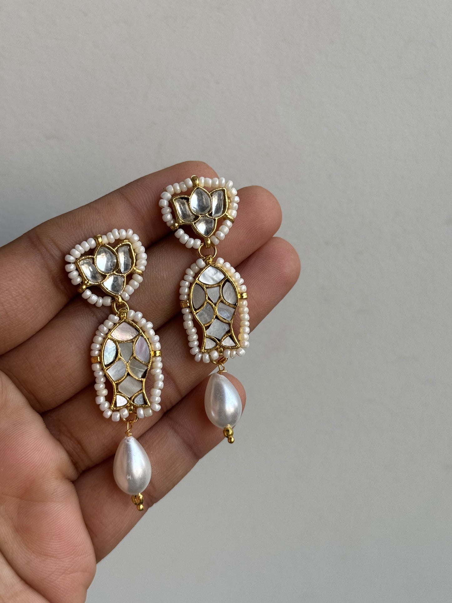Lotus Fish Earrings