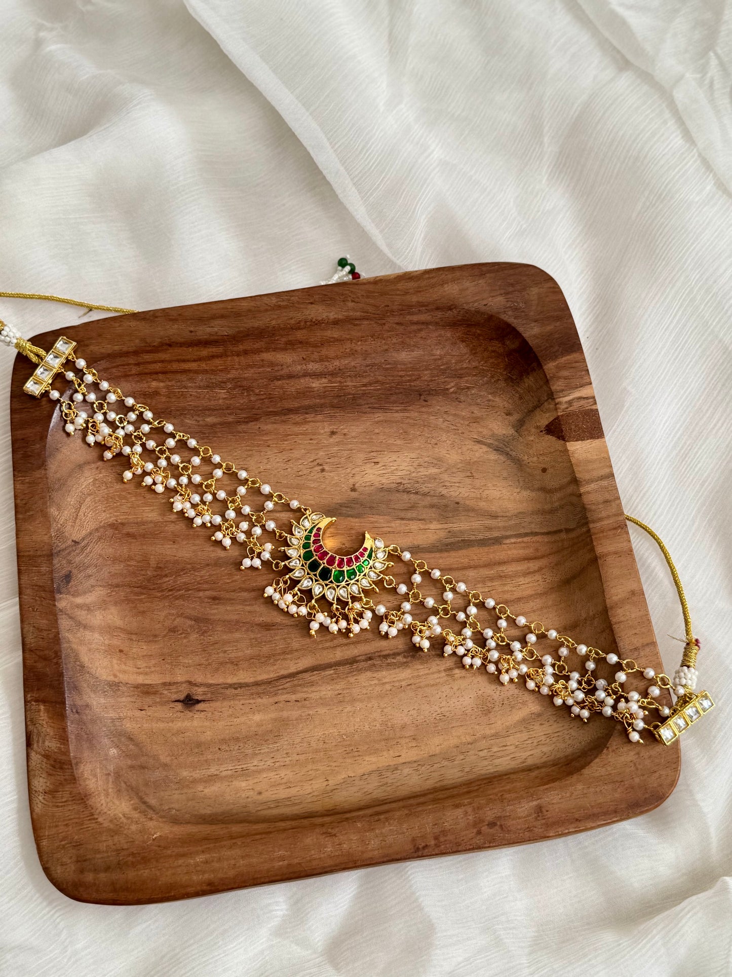 Ruby Green Chand Choker