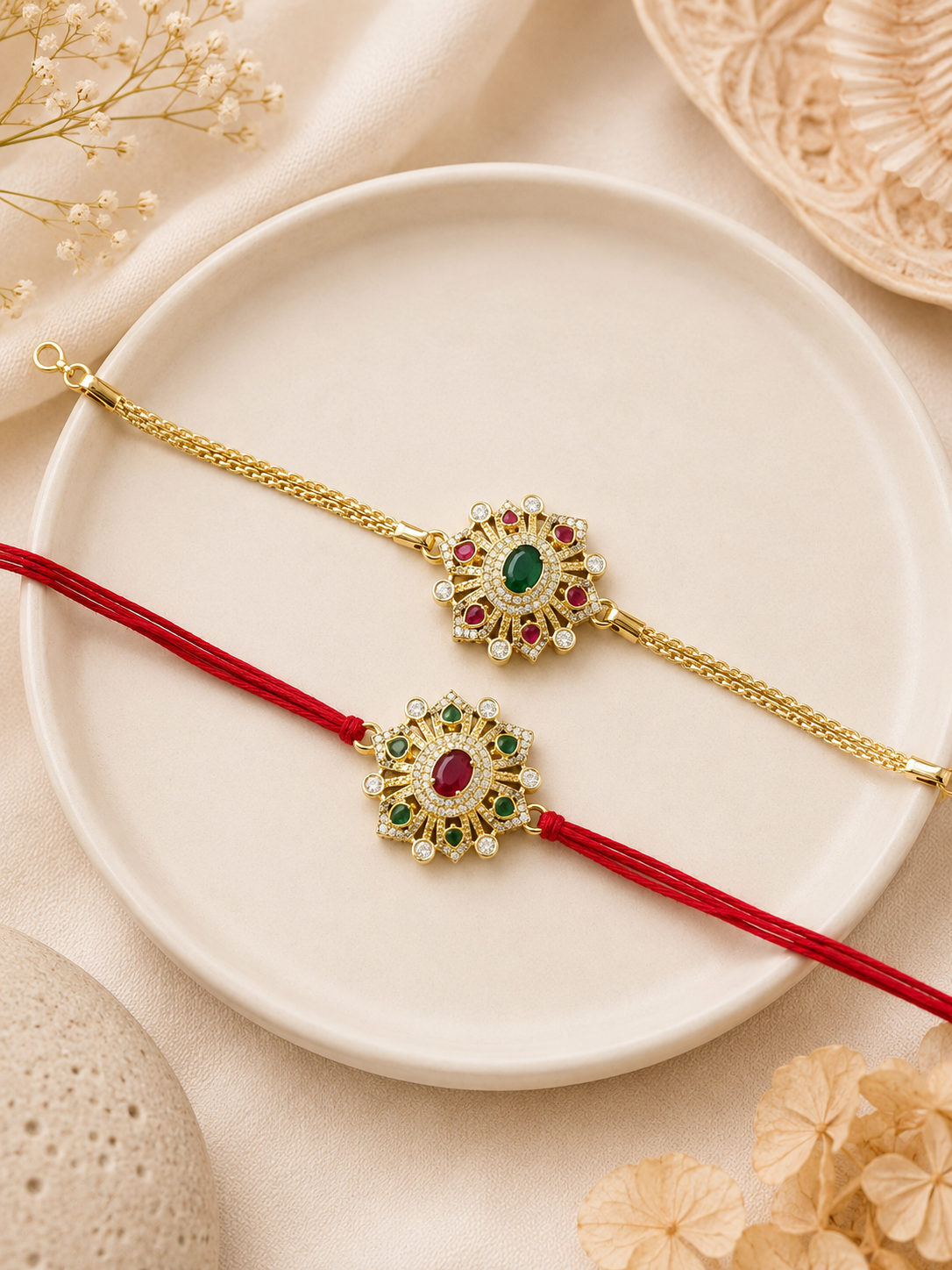 Vaibhav Rakhi Set