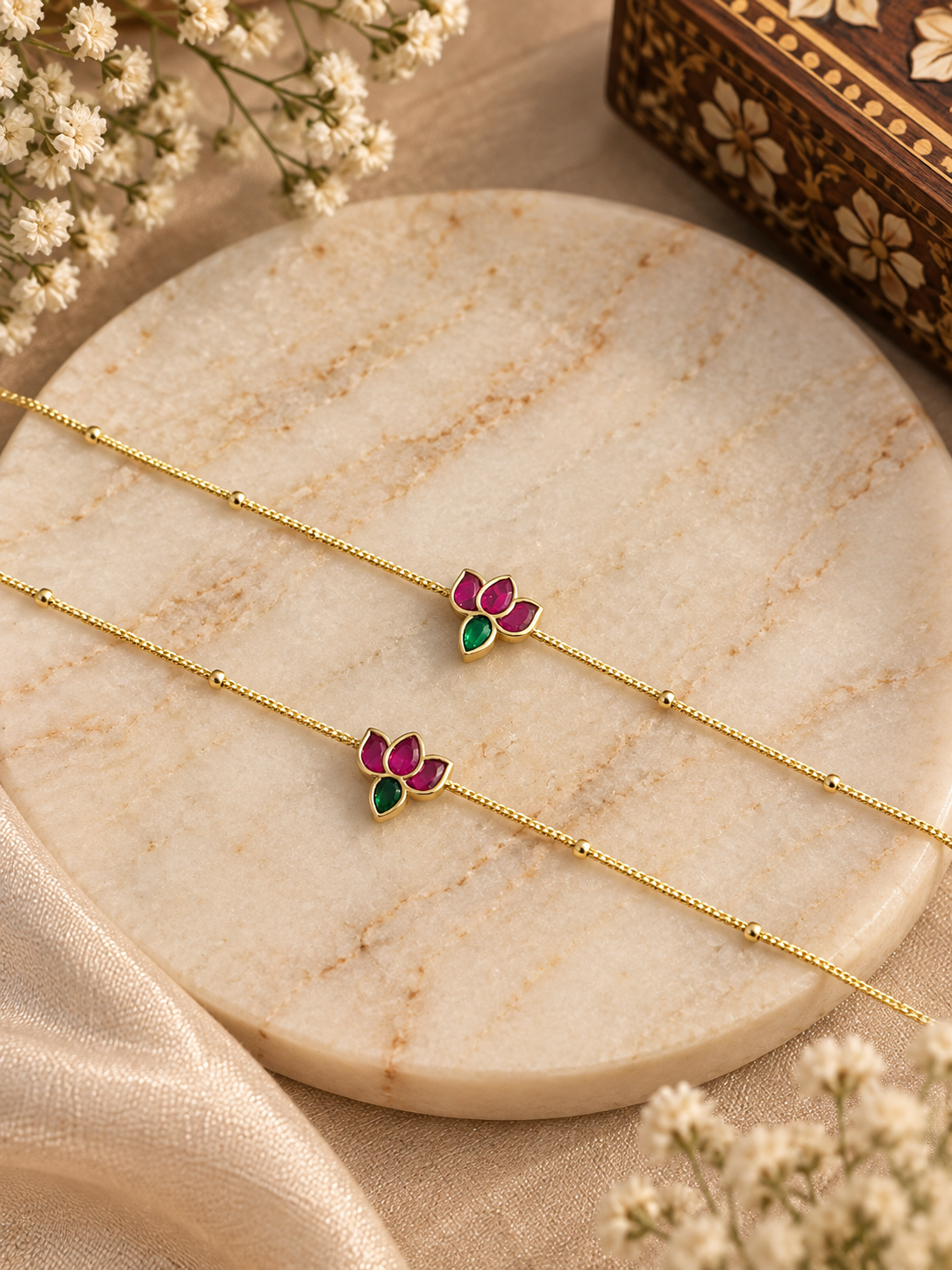 Lotus Anklet
