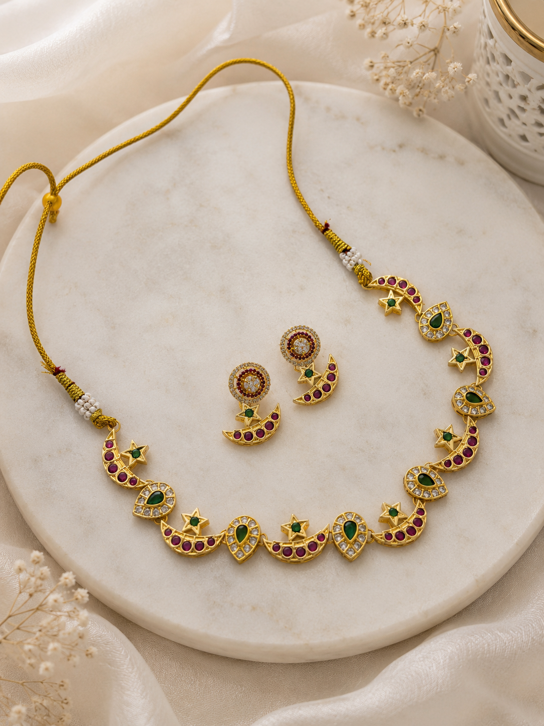 Dilruba Chand Choker Set