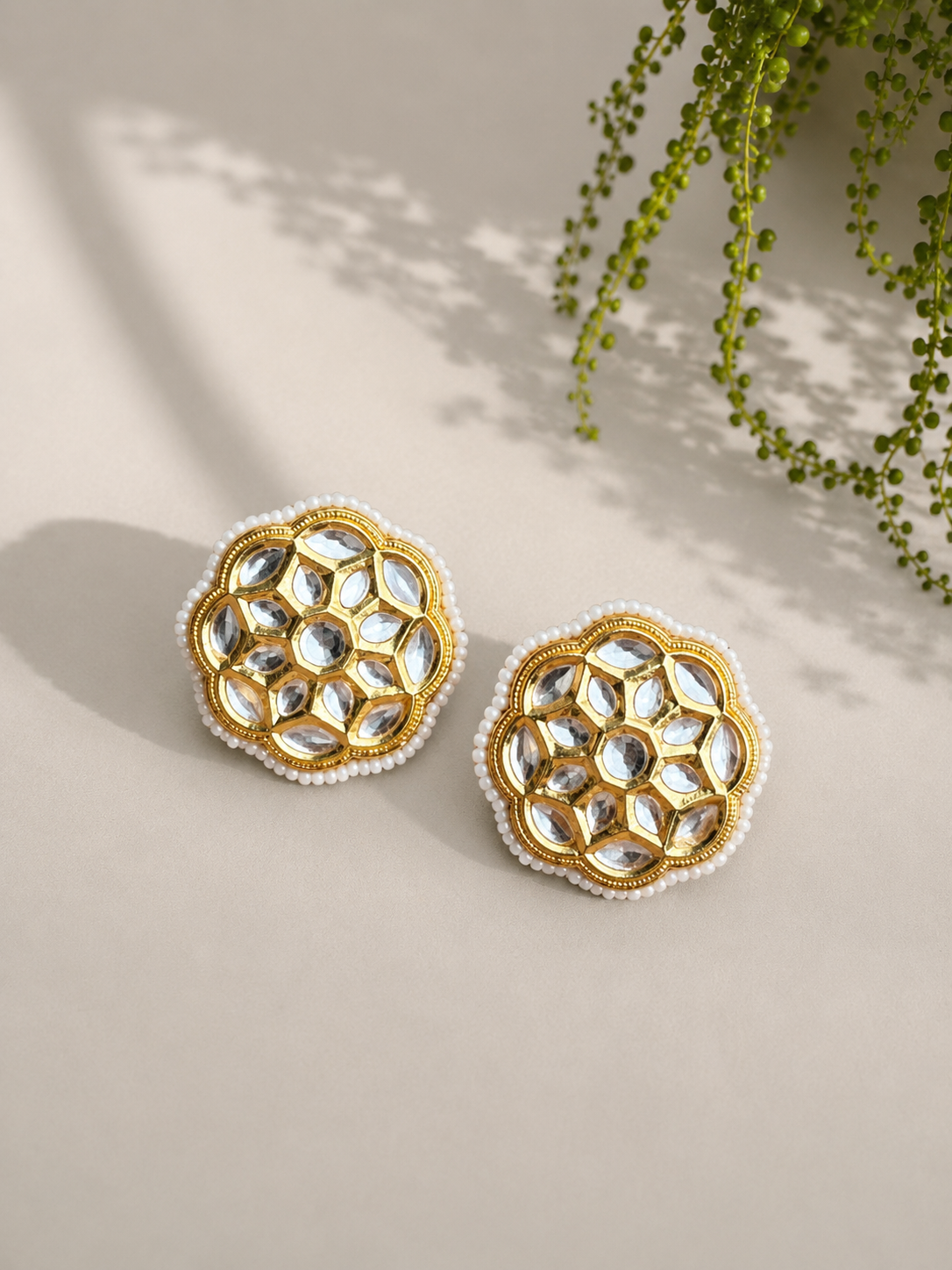 Kundan Studs