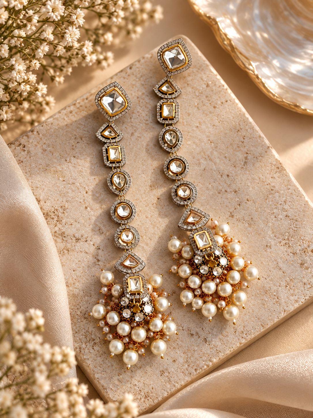 Tosha Polki Earrings