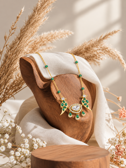 Twin Sparrow Neckchain