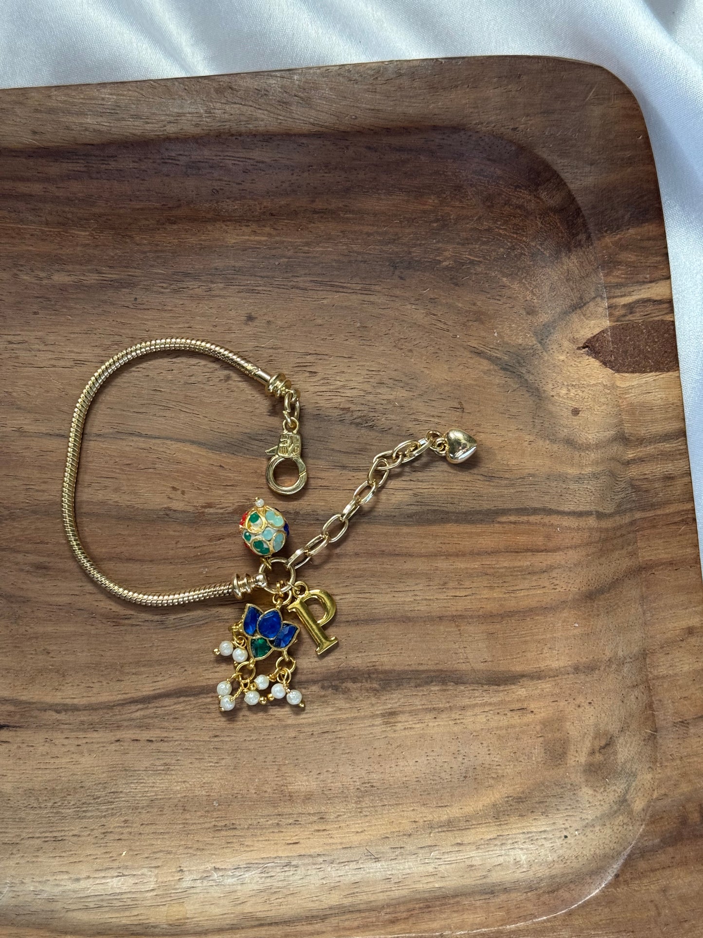 Charm Personalised Bracelet/Rakhi