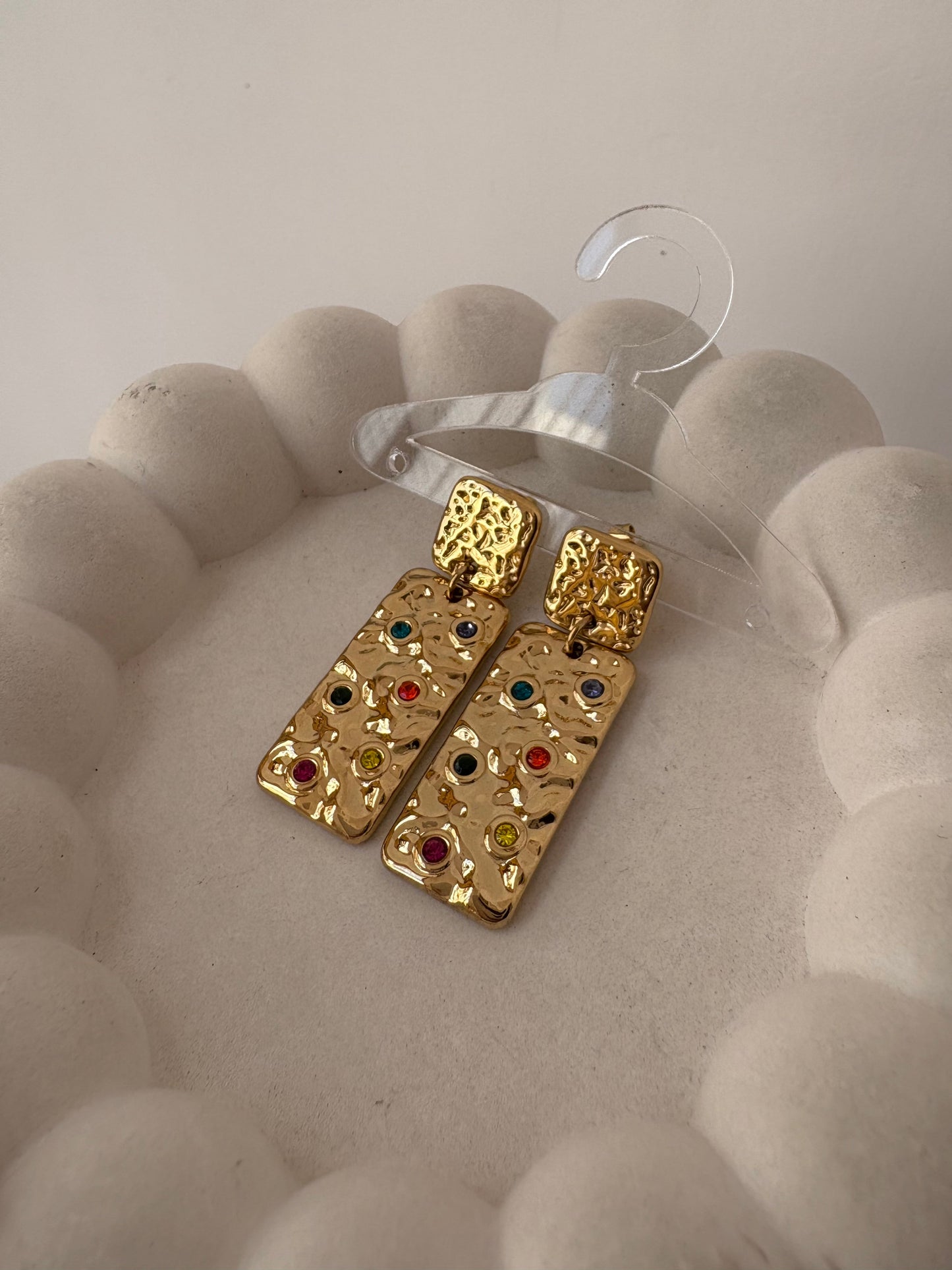 Multi Wrinkled Earrings