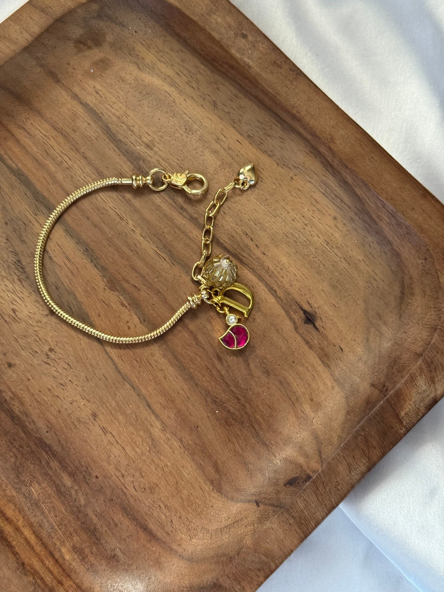 Charm Personalised Bracelet/Rakhi