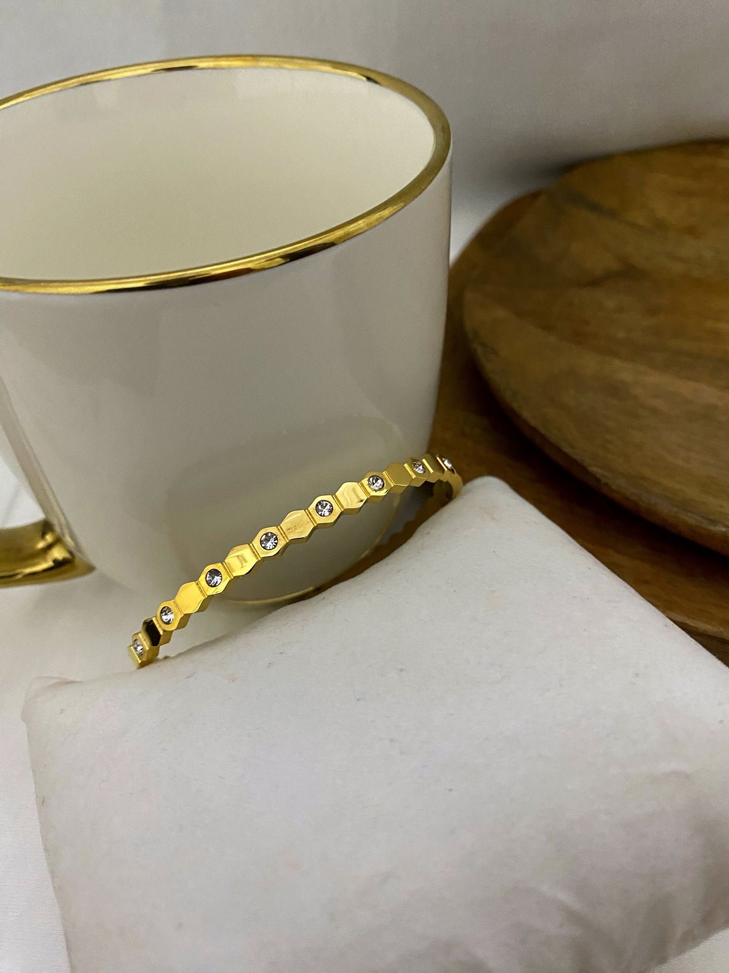 Hexa Studded Bracelet