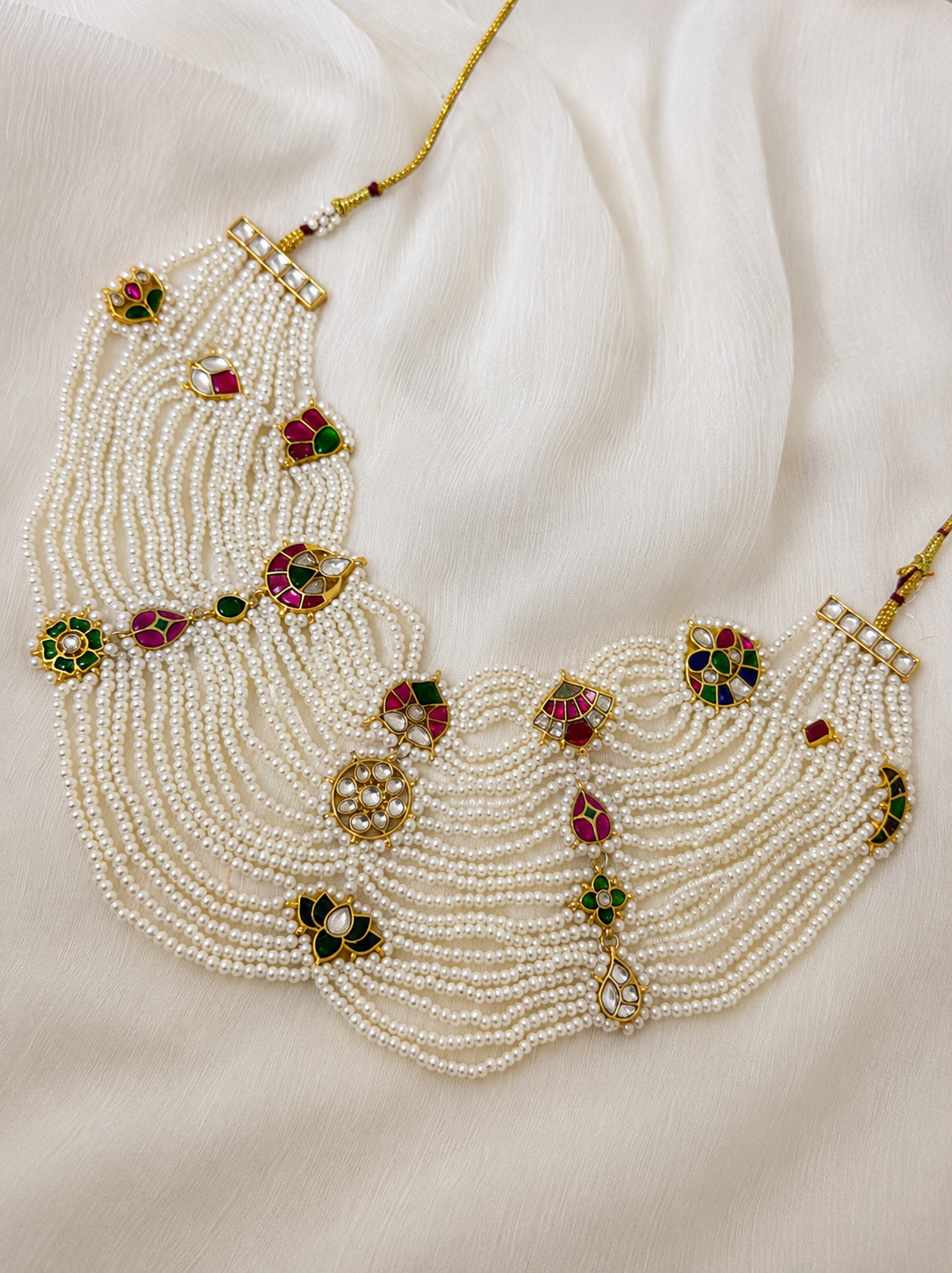 Multi Color Maharani Necklace