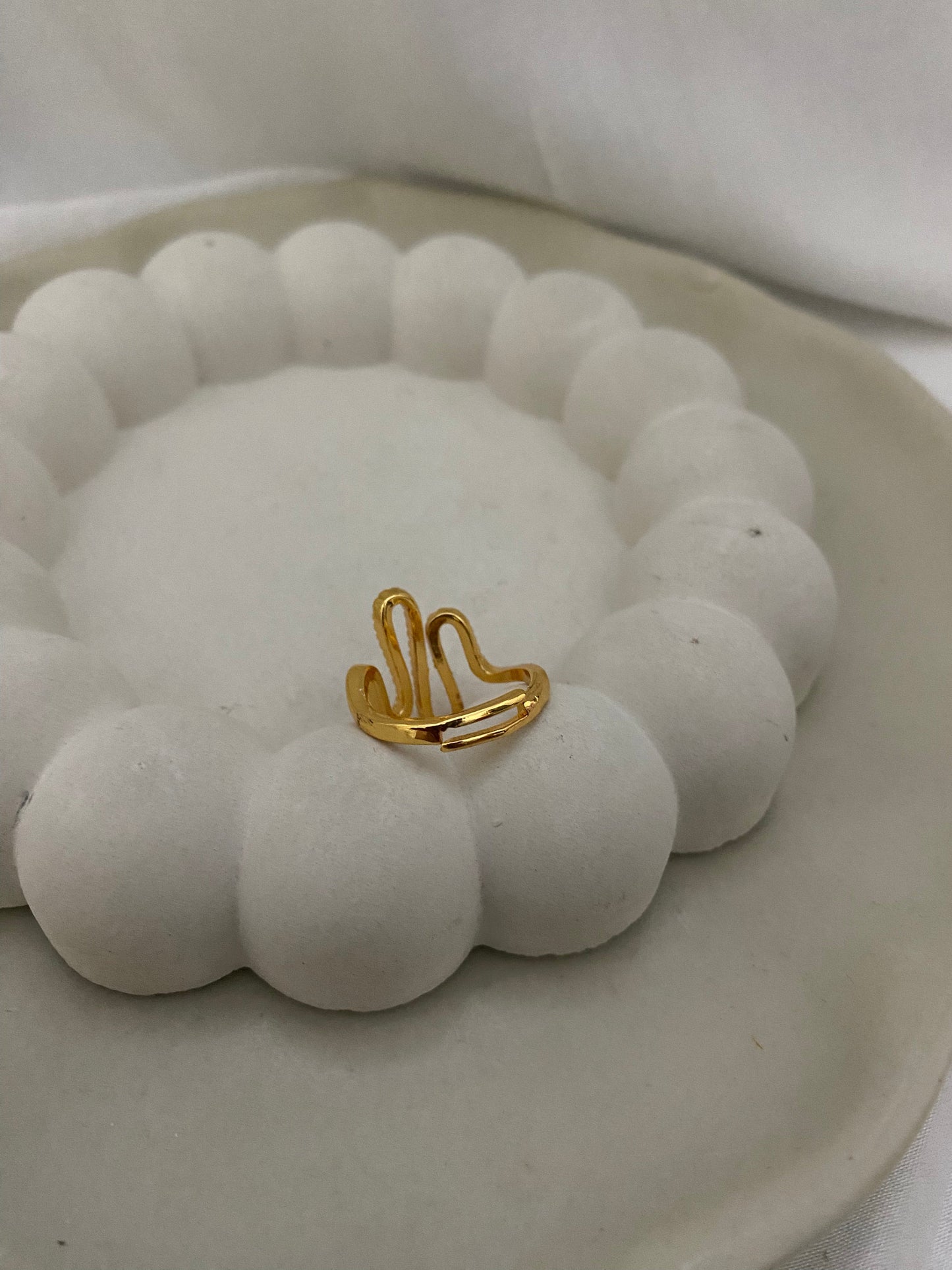 Rose Gold Melted Ring