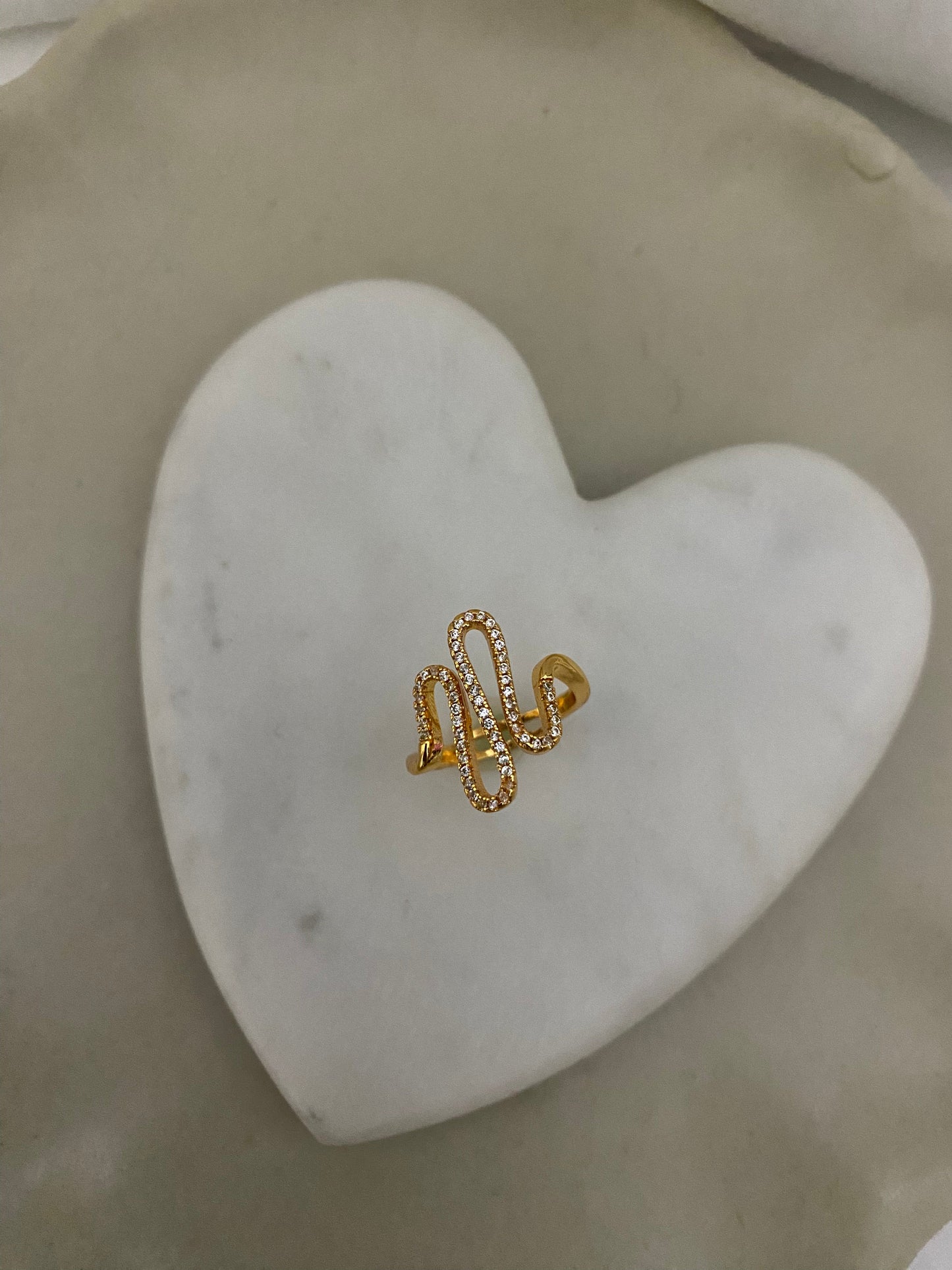 Rose Gold Melted Ring