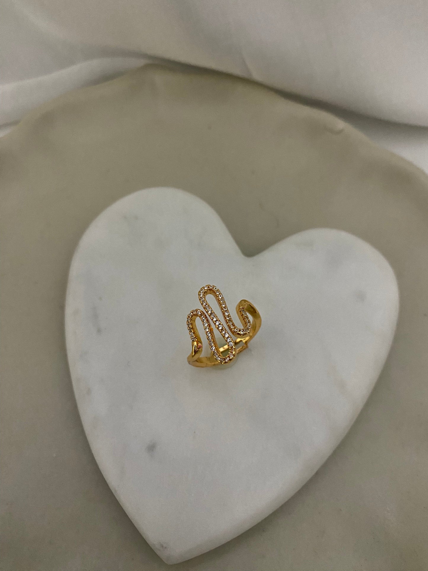 Rose Gold Melted Ring