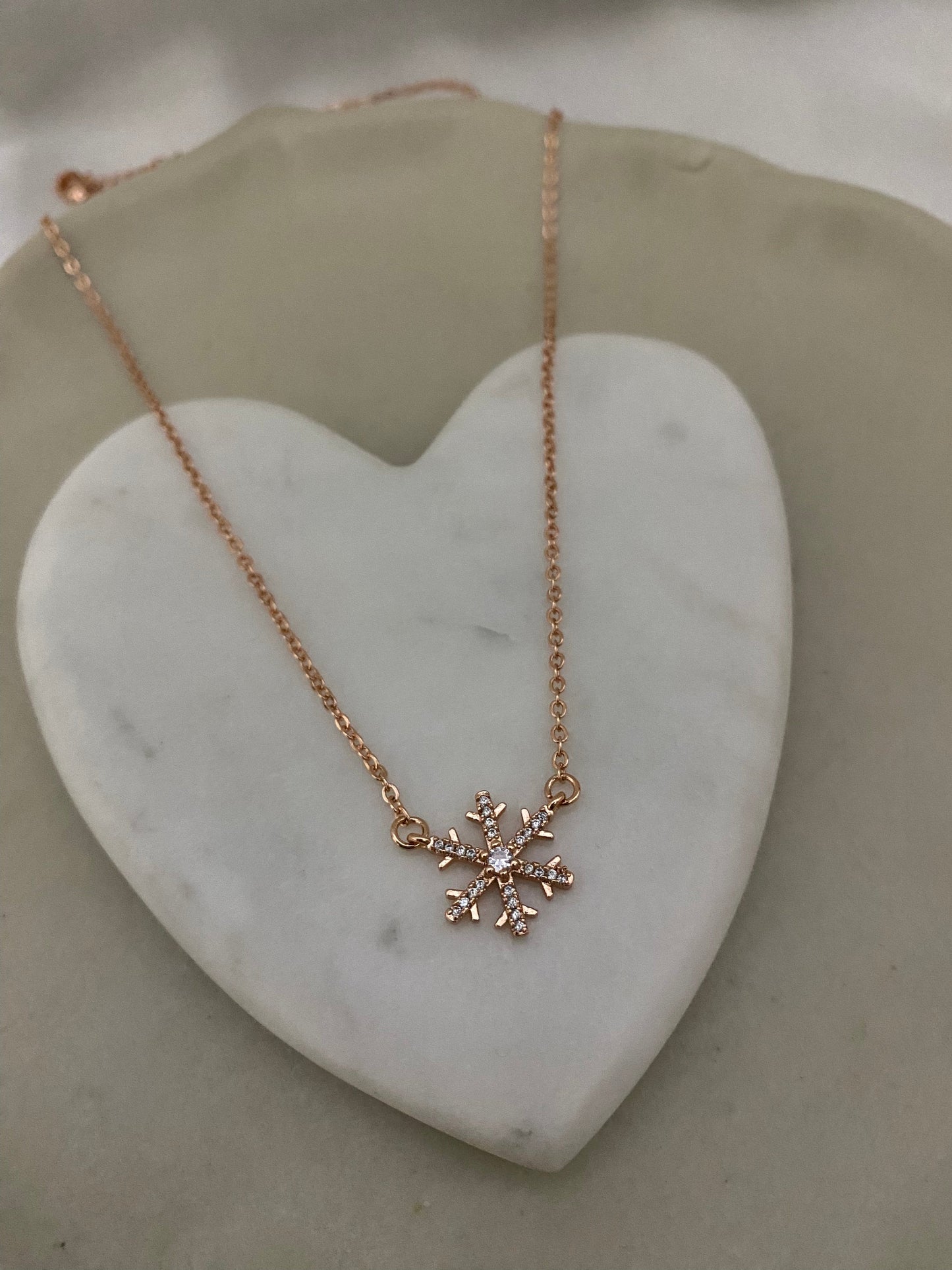 Snake Flake Rose Gold Chain