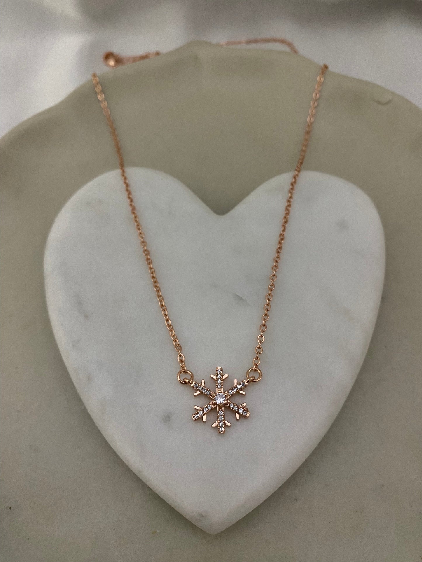 Snake Flake Rose Gold Chain