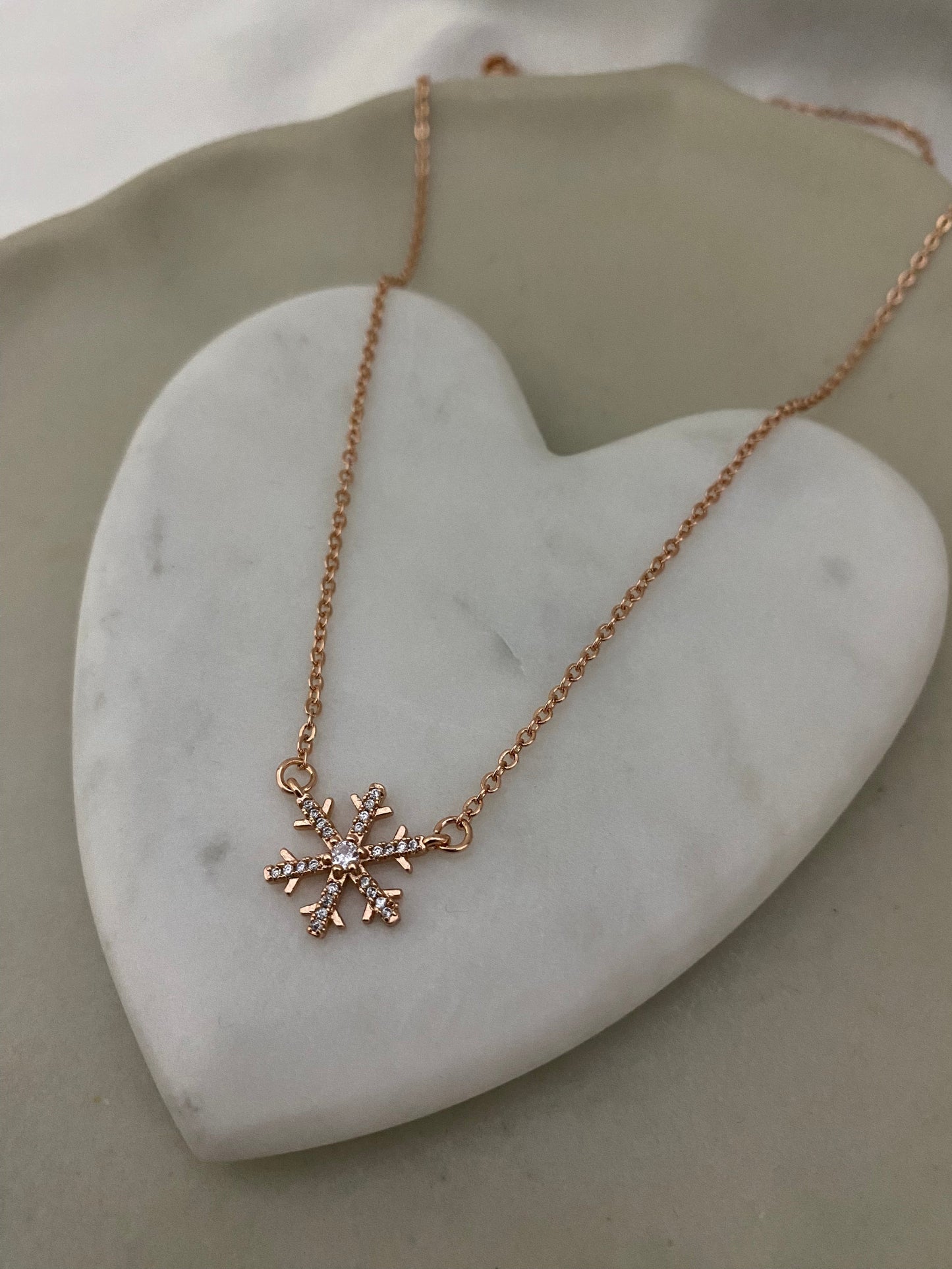Snake Flake Rose Gold Chain