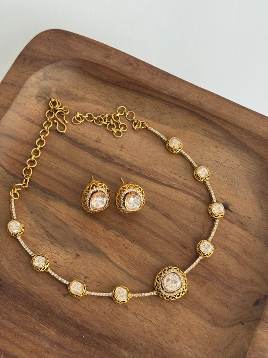 Polki Necklace Set