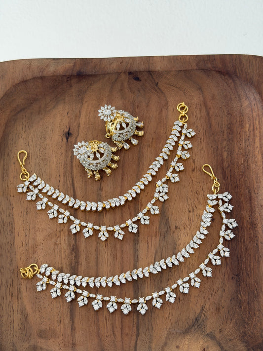 Nihar Double Layer Earstring