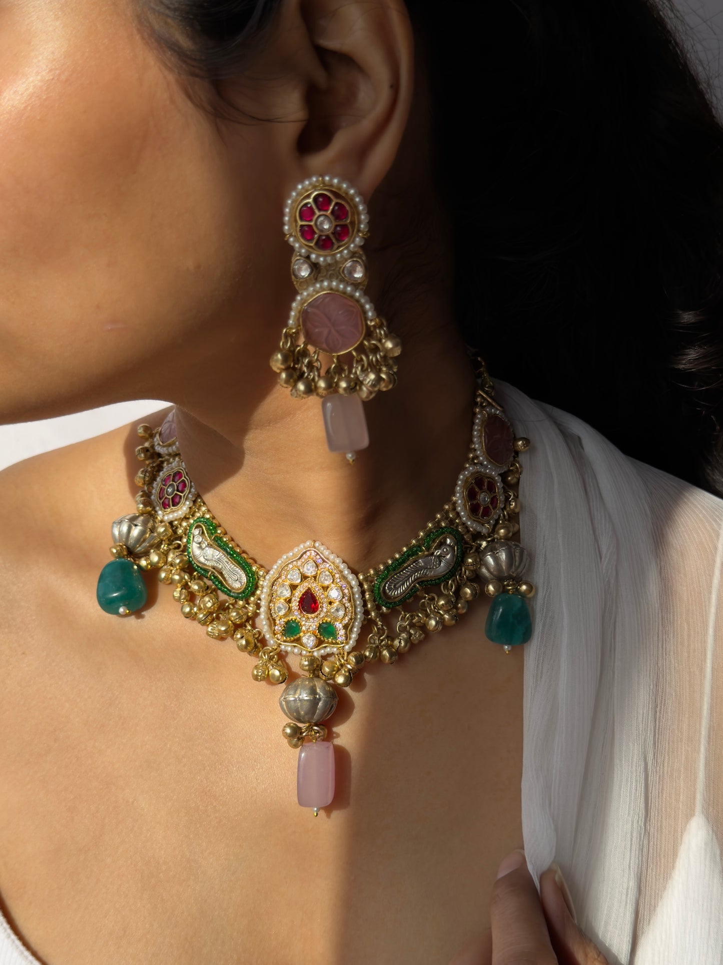 Phulkari Choker