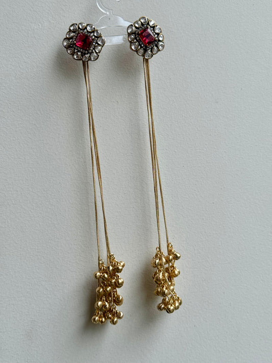Ruby Kashmiri Earrings