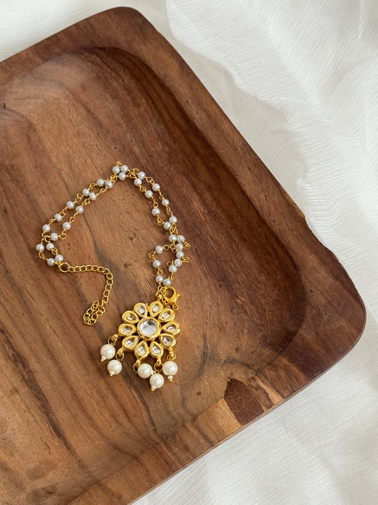Flower Kundan Bracelet