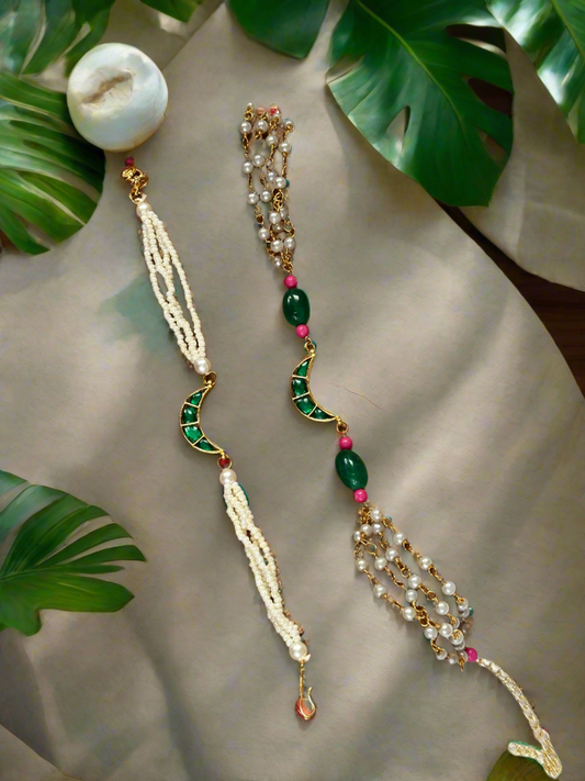 Green Chand Couple Rakhi