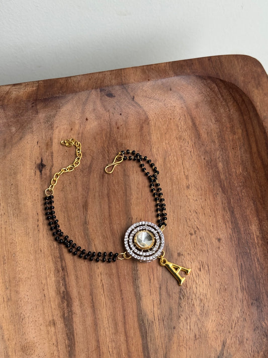 Nazar Initial Bracelet
