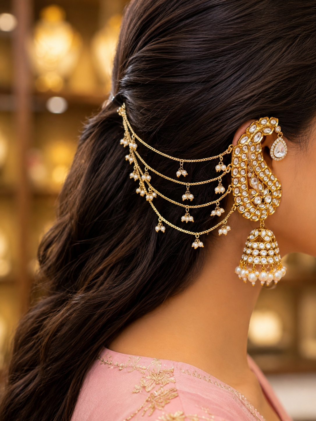 Meher Earcuff String Jhumka