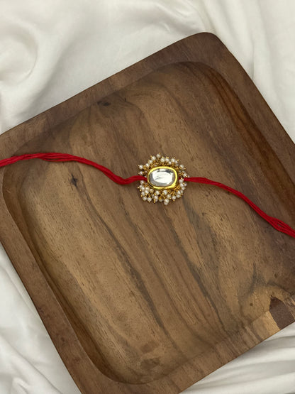 Minimal Kundan Rakhi