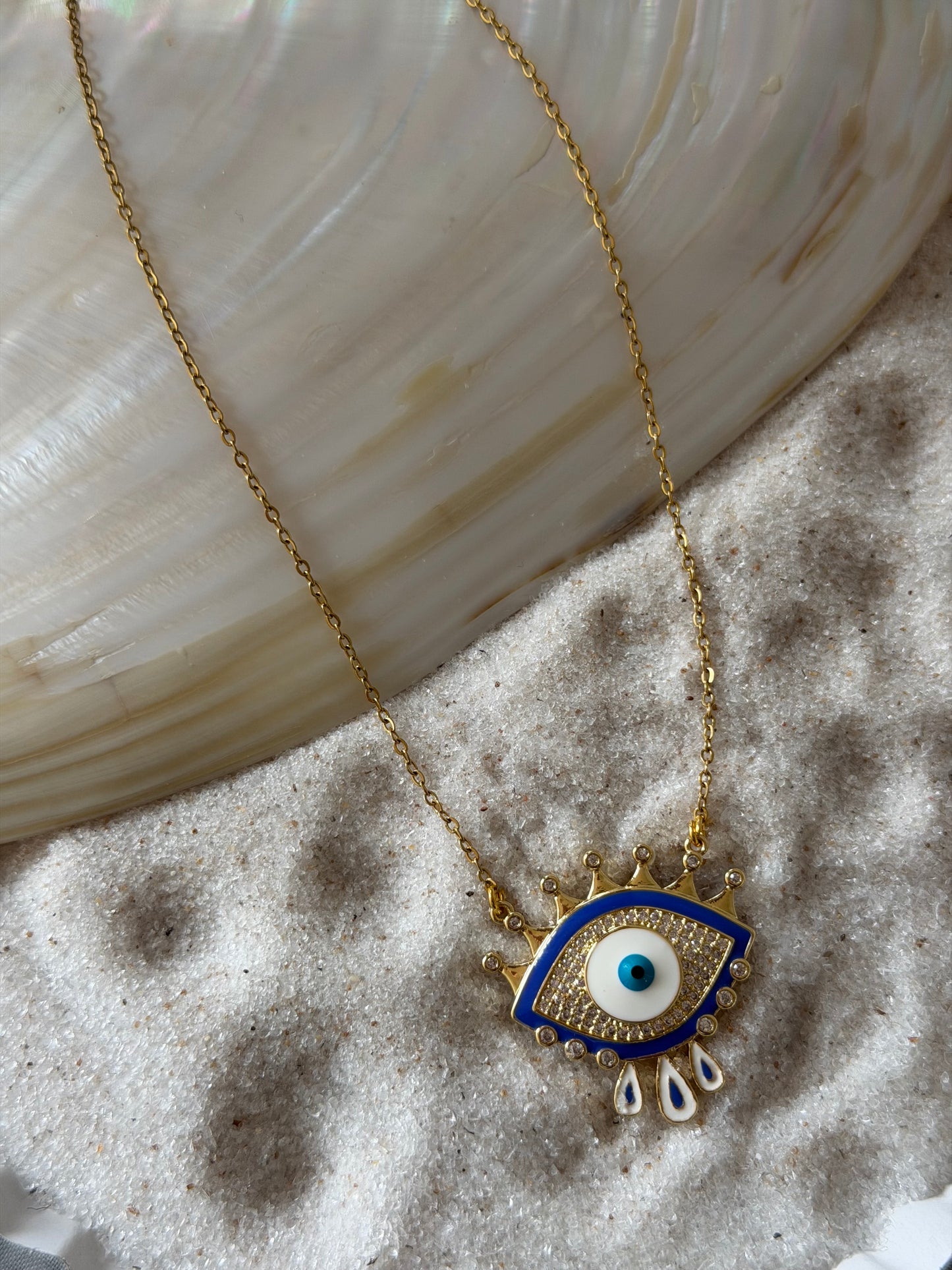 Blue Eye Charm Chain