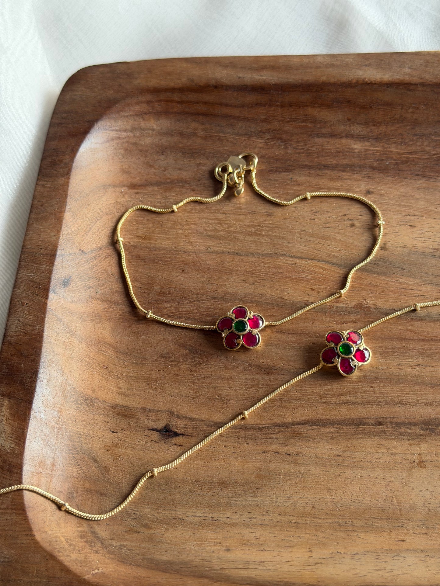 Floral Anklet