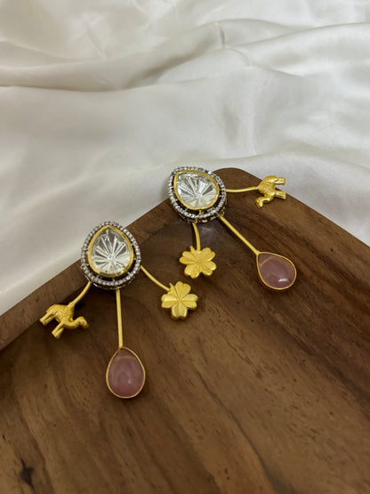 Camel Drop Diamond Studs