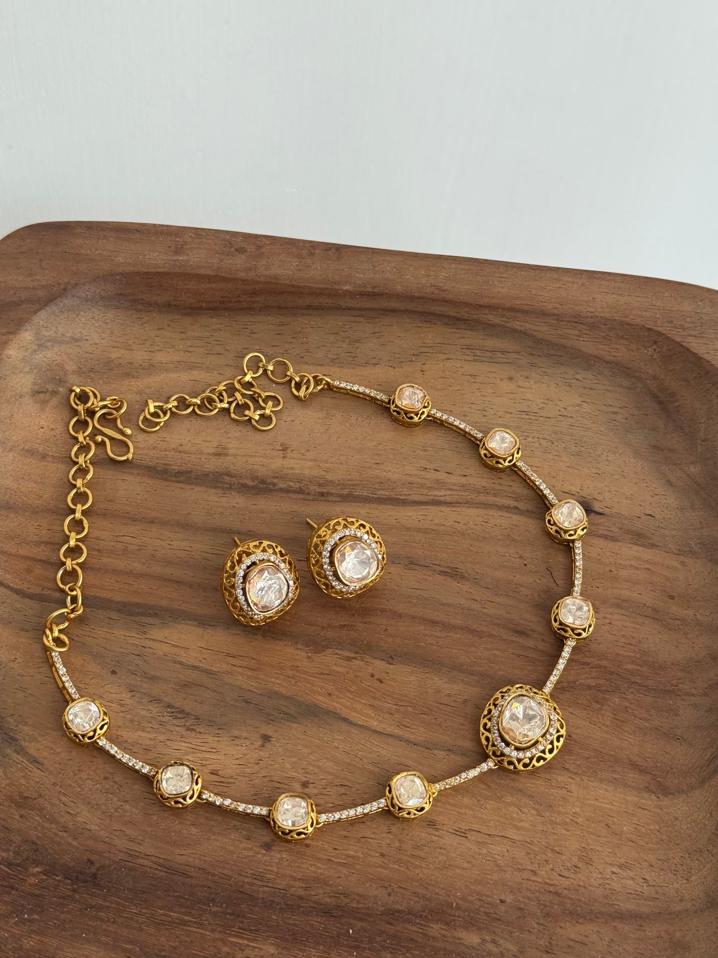 Polki Necklace Set