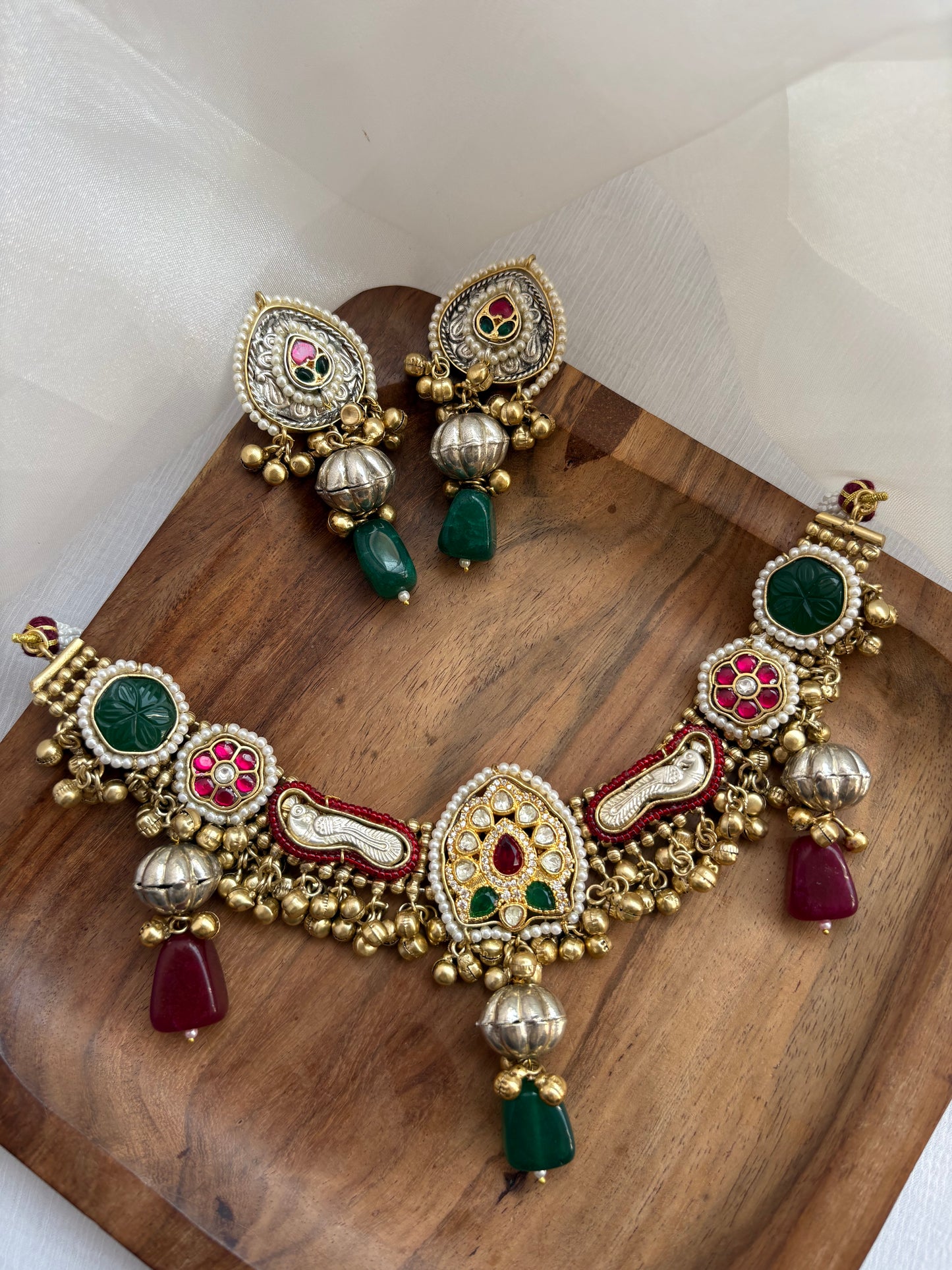 Phulkari Choker