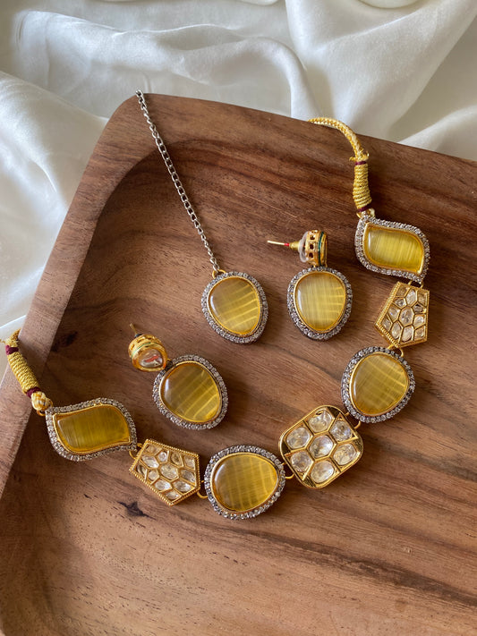 Phulkari Necklace Set