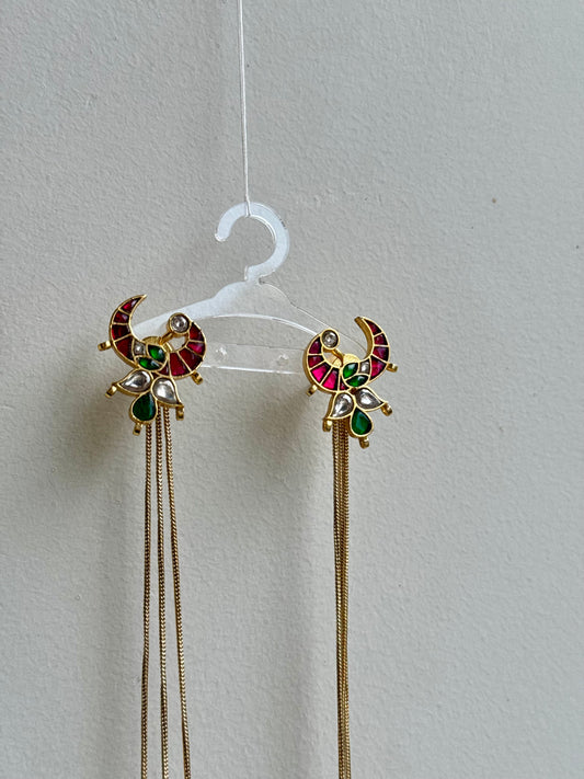 Peacock Kashmiri Earrings