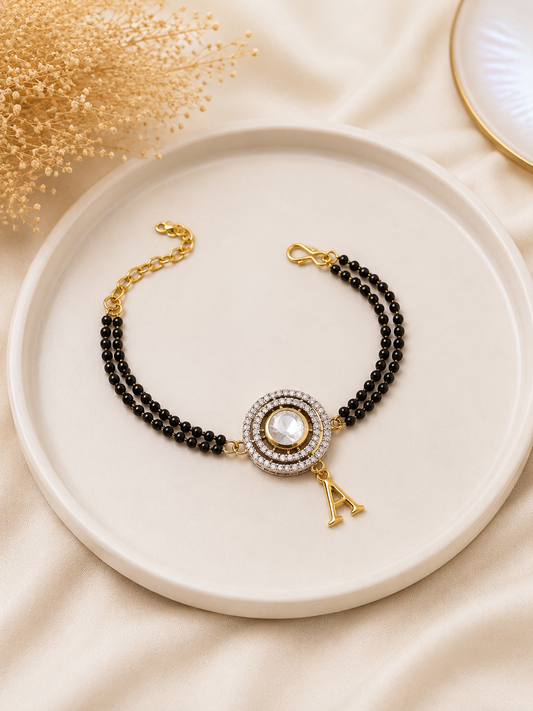 Nazar Initial Bracelet