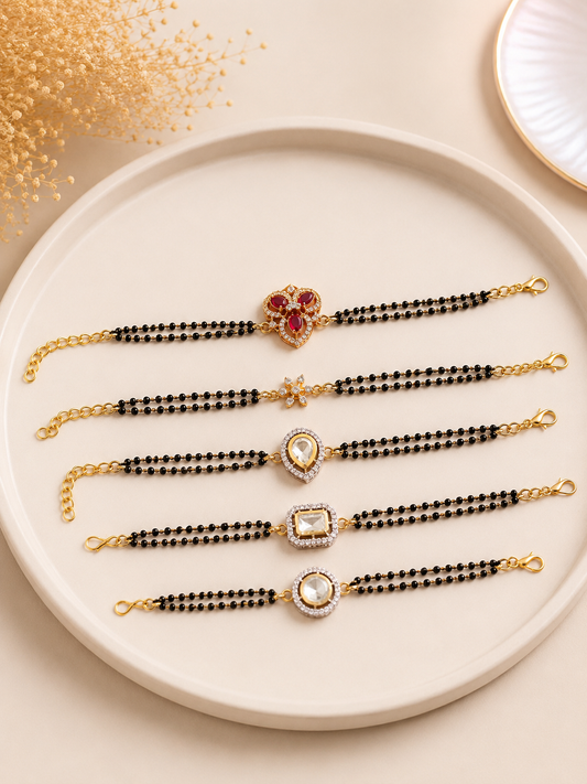 Nazar Polki Bracelet