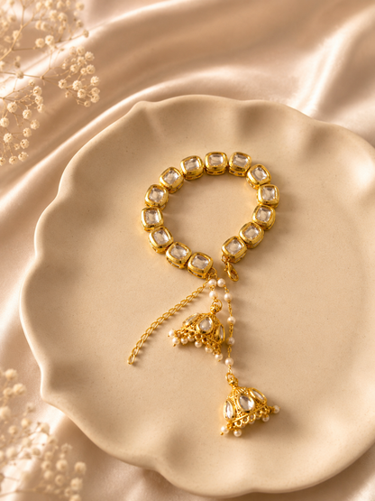 Jhumka Kundan Bracelet