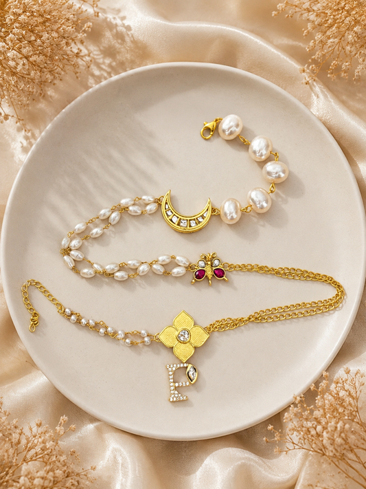 Arzina Butterfly Twisted Bracelet