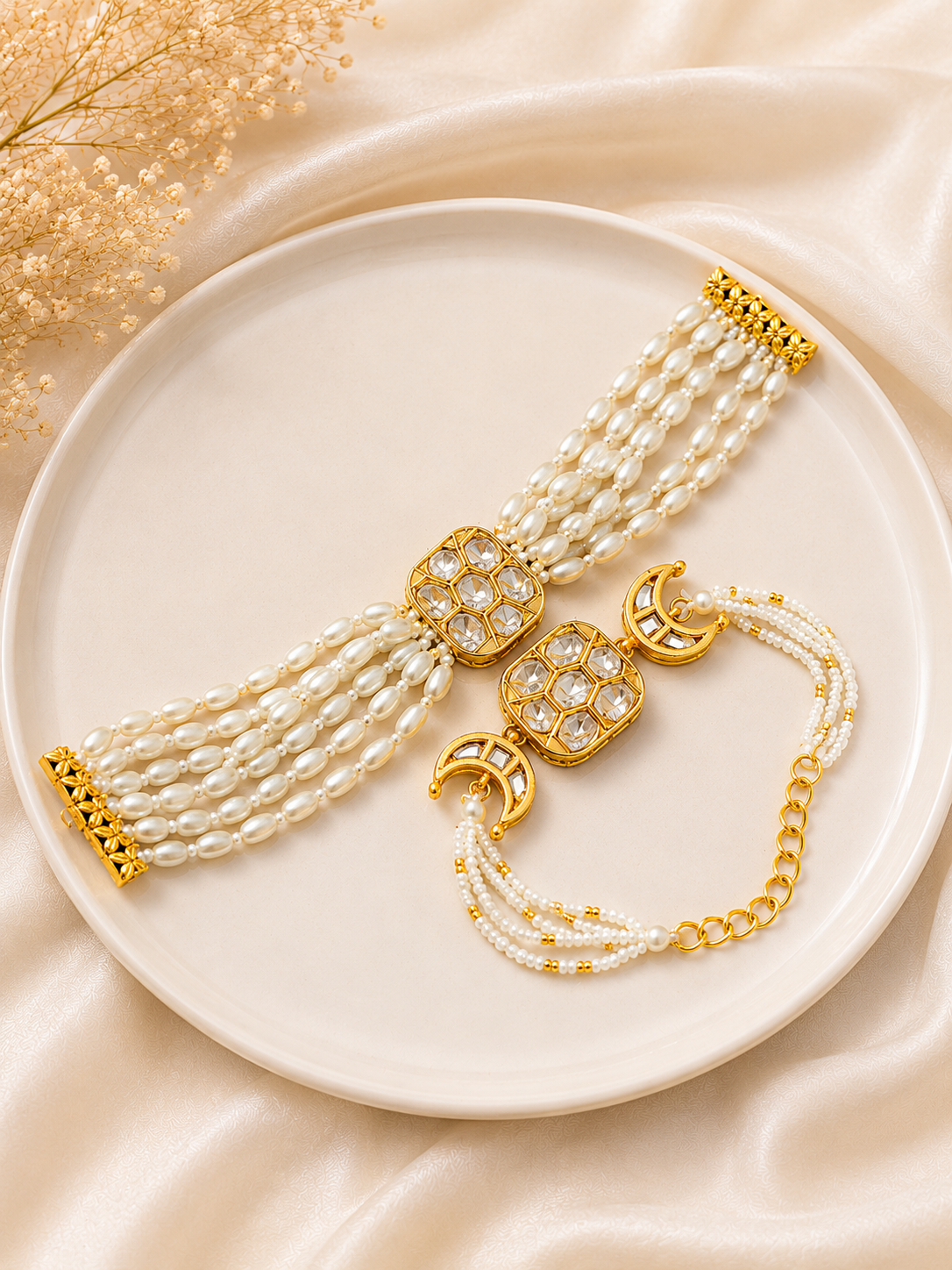 Varg Polki Couple Rakhi