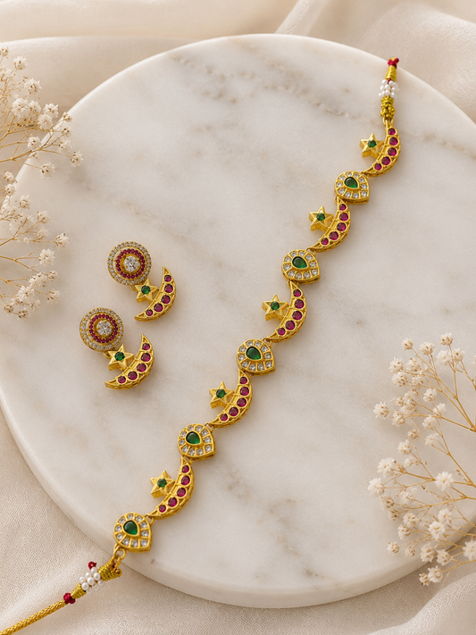 Dilruba Chand Choker Set